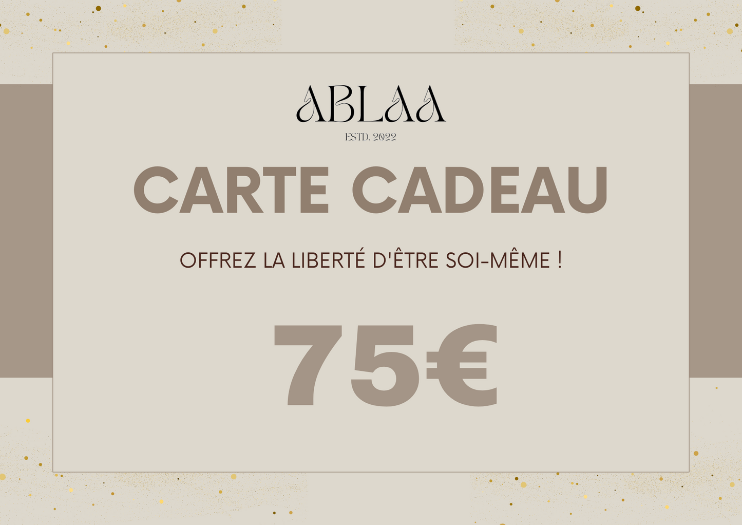 Carte Cadeau Ablaa