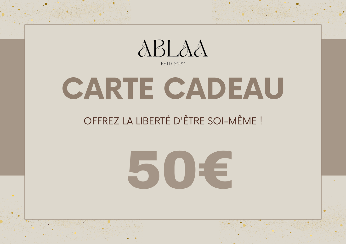 carte cadeau