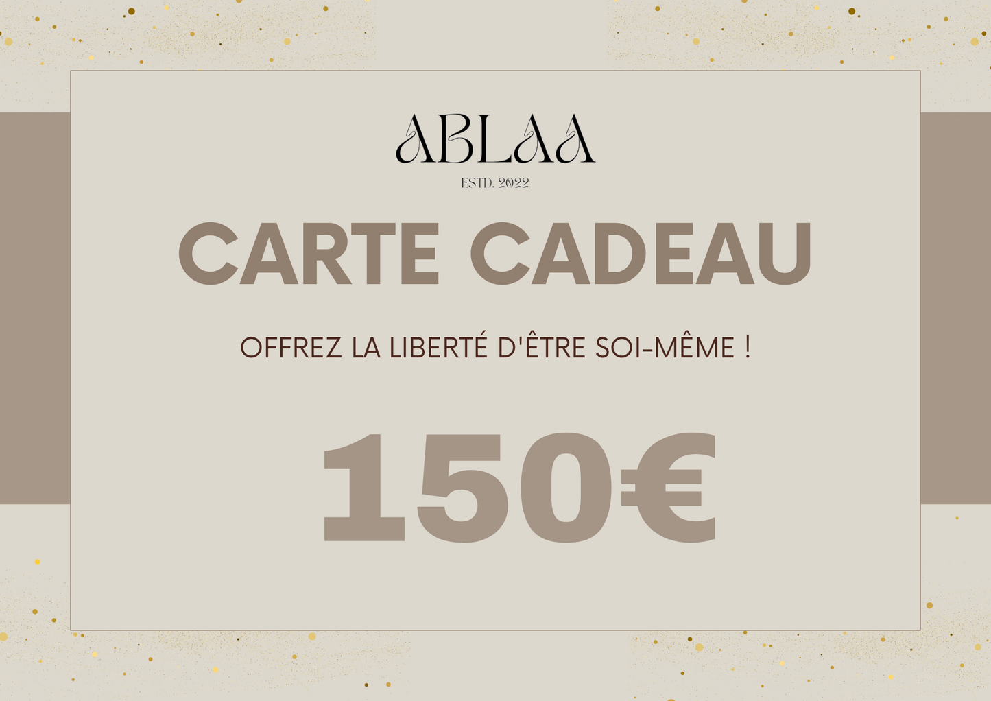 Carte Cadeau Ablaa