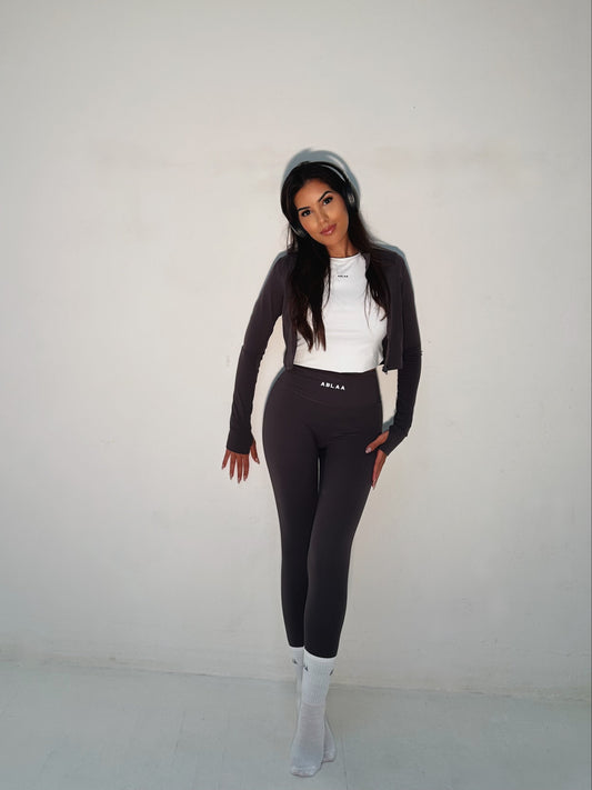 Legging Taille Haute Femme – Effet Push-up & Maintien Sculptant