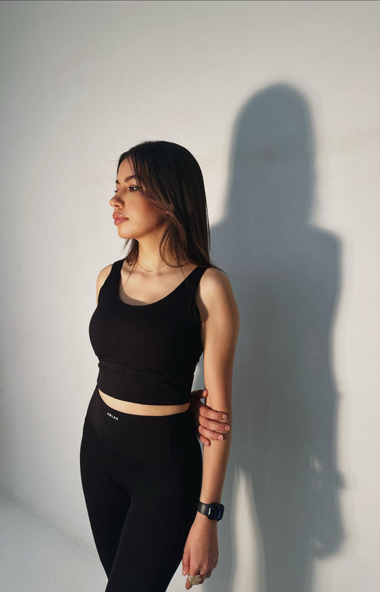 Brassière Noire de Sport Femme – Maintien optimal